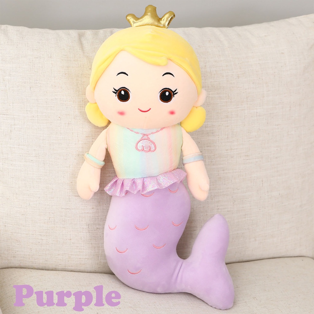 FREE GIFT  Mermaid Princess Plush Dolls Stuffed Plush Toys Girls Dolls Plush Pillow