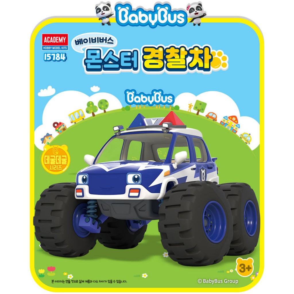 monster police car babybus toys