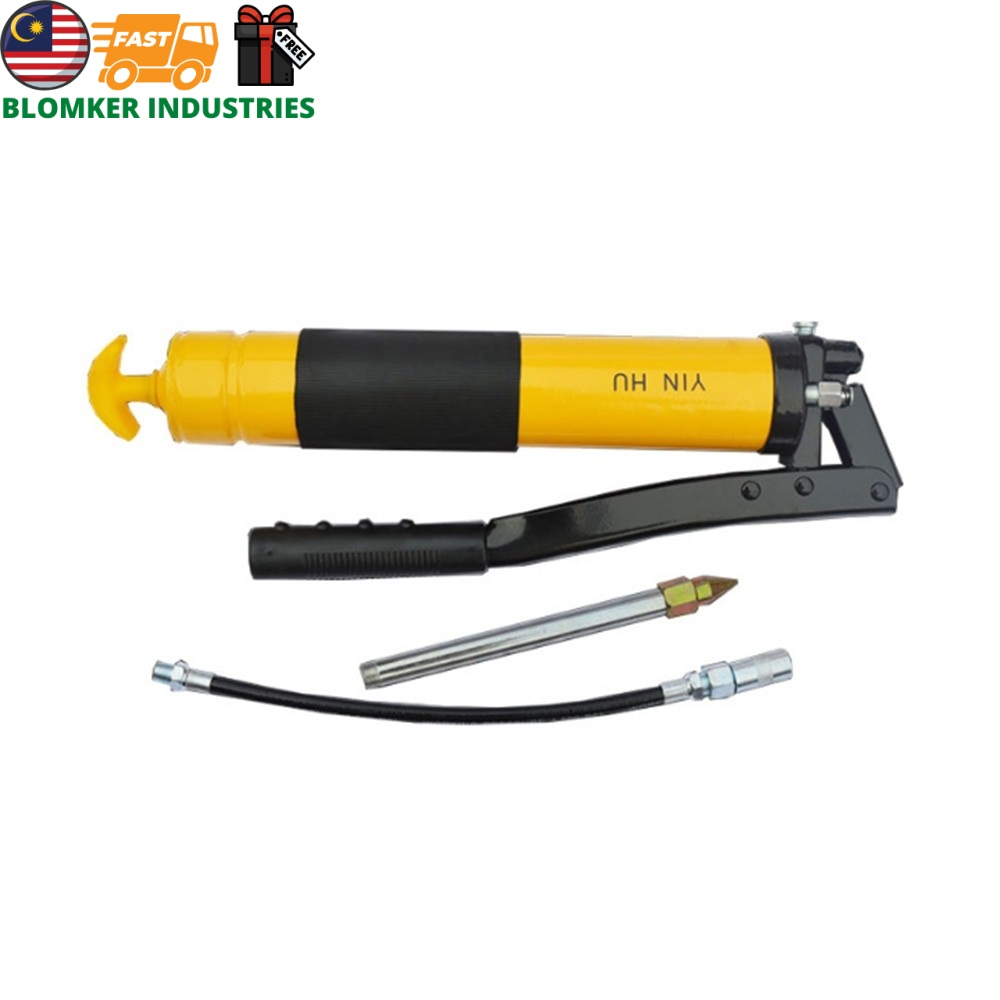 600cc Car Pneumatic Grease Gun Hand Oil Pump Pressure Heavy Duty