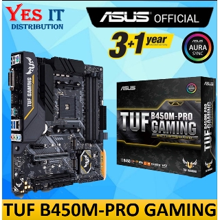 Asus Tuf B450 Pro Gaming Am4 Motherboard With Aura Sync Rgb Led Lighting Shopee Malaysia