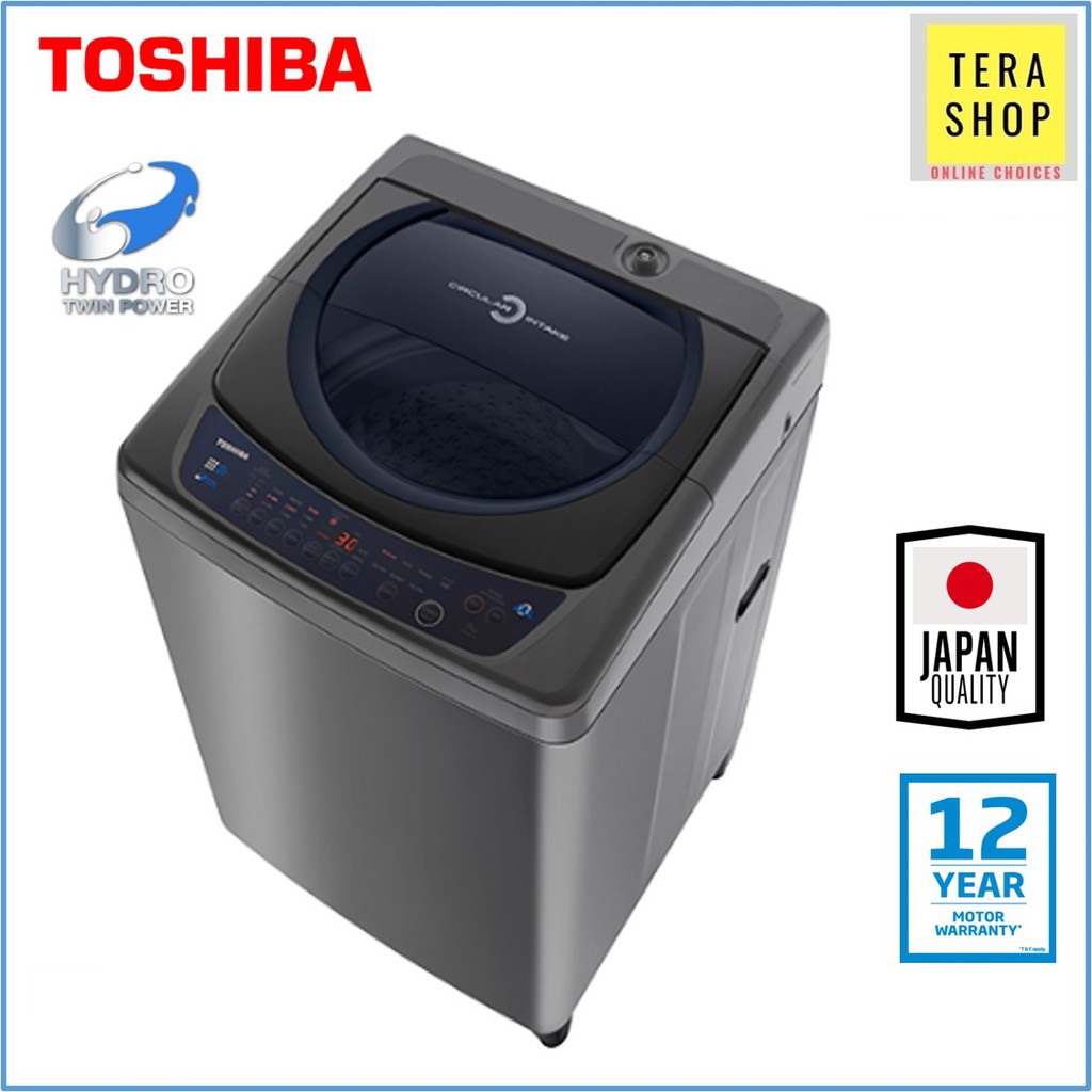 Toshiba Aw H1100gm Washing Machine 10kg Mesin Basuh æ´—è¡£æœº Shopee Malaysia