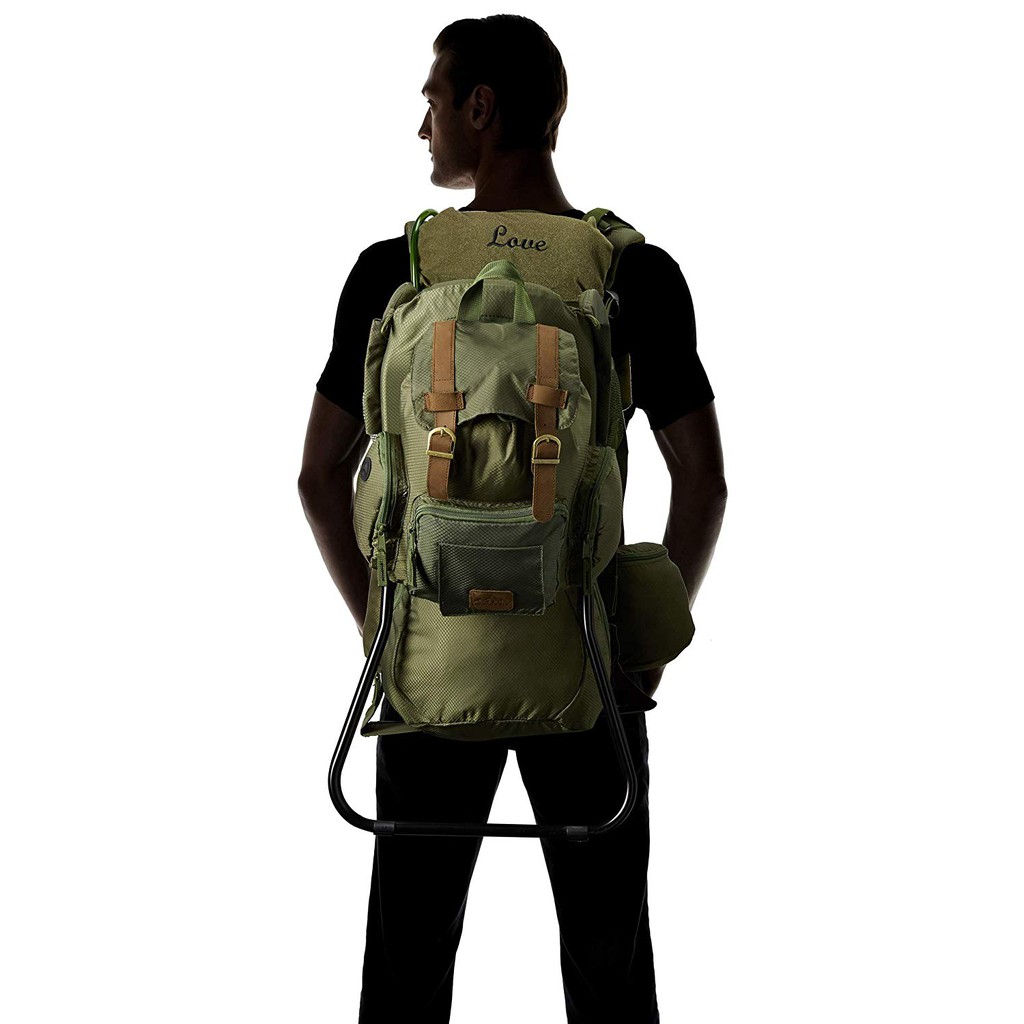 be mindful retro scout baby carrier backpack in jungle green