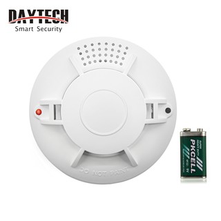 Daytech Smoke Detector Fire Detector Photoelectric Smoke Sensor Alarm Come（SM12）
