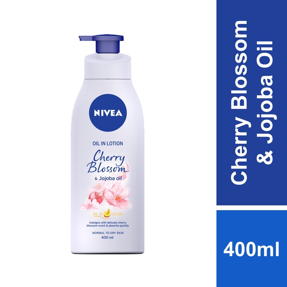 NIVEA Body Lotion Cherry Blossom & Jojoba Oil (400ml) Body