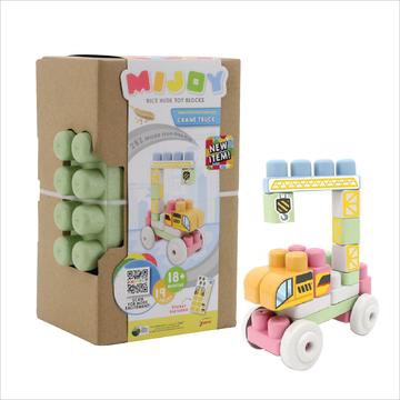 Mijoy Vehicle Series Rice Husk Toy Blocks