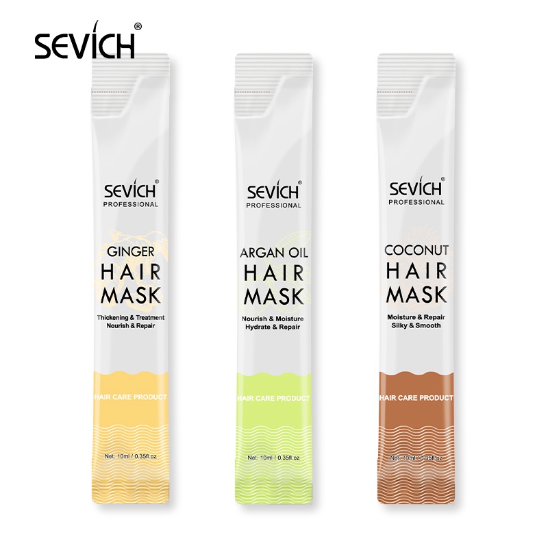 SEVICH Coconut Hair Mask Repair Damage Nourishing Argan Oil Conditioner 10pcs