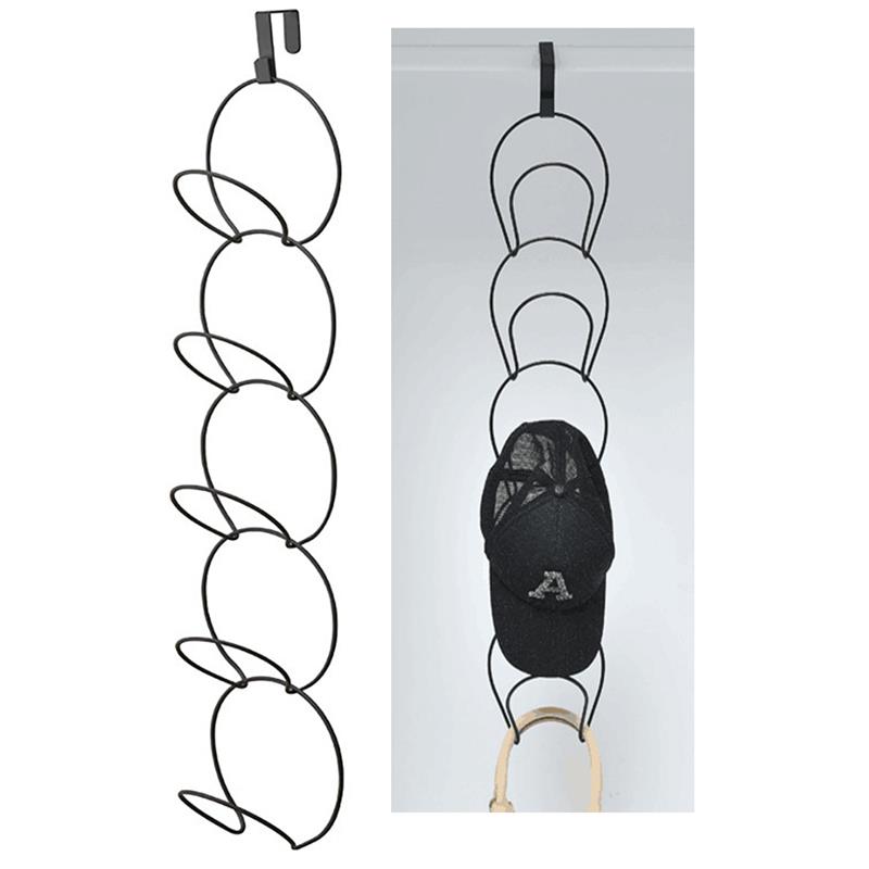 Casual Daily New Baseball Cap Bag Rack Hat Holder Home Organizer Storage Door Closet Hanger Robe Hooks Travel - Image 4