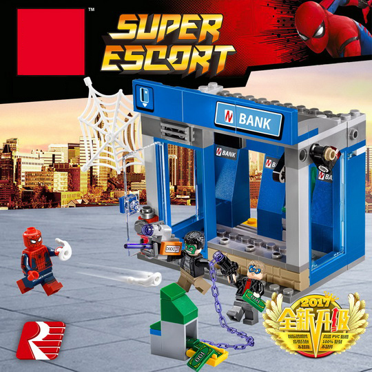 76082 Spider-Man Bank ATM Heist Battle Building Blocks | Shopee Malaysia