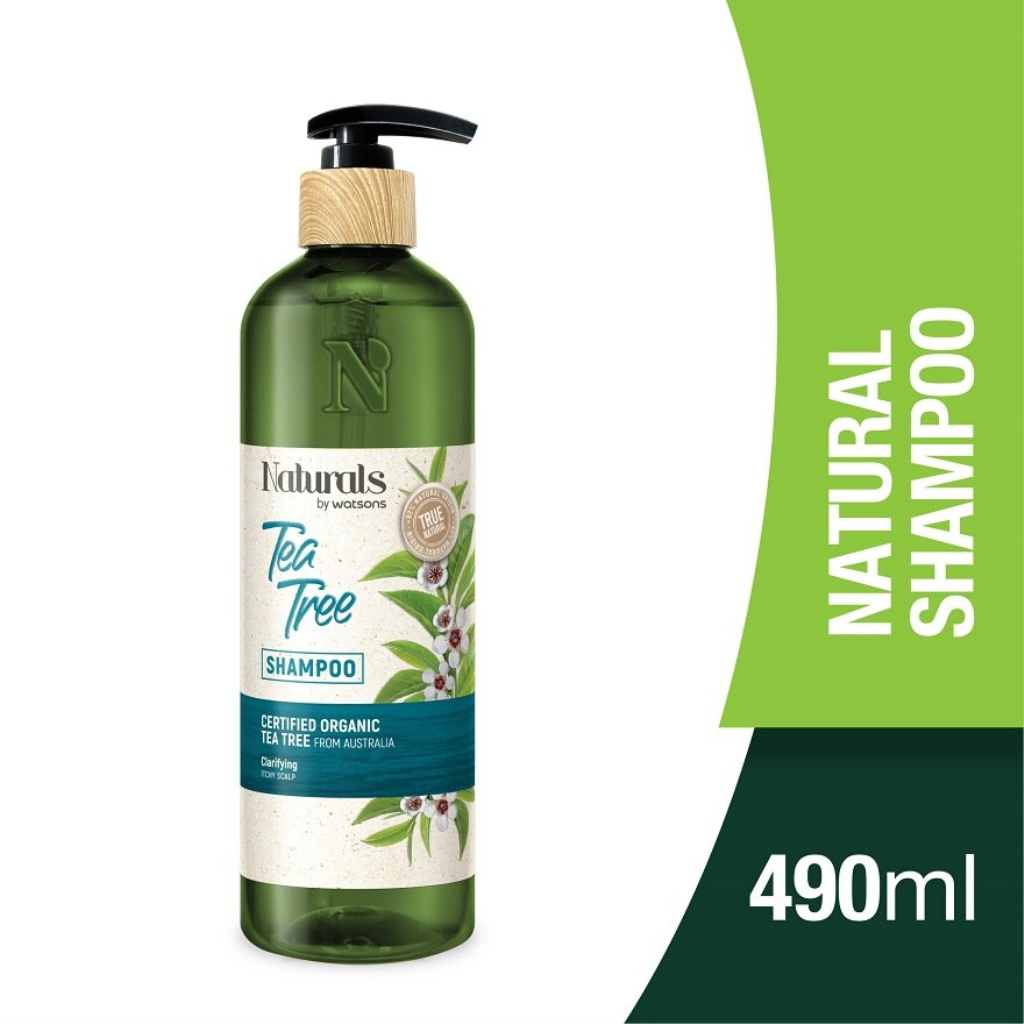 NATURALS BY WATSONS Tea Tree Shampoo 490ml Shopee Malaysia