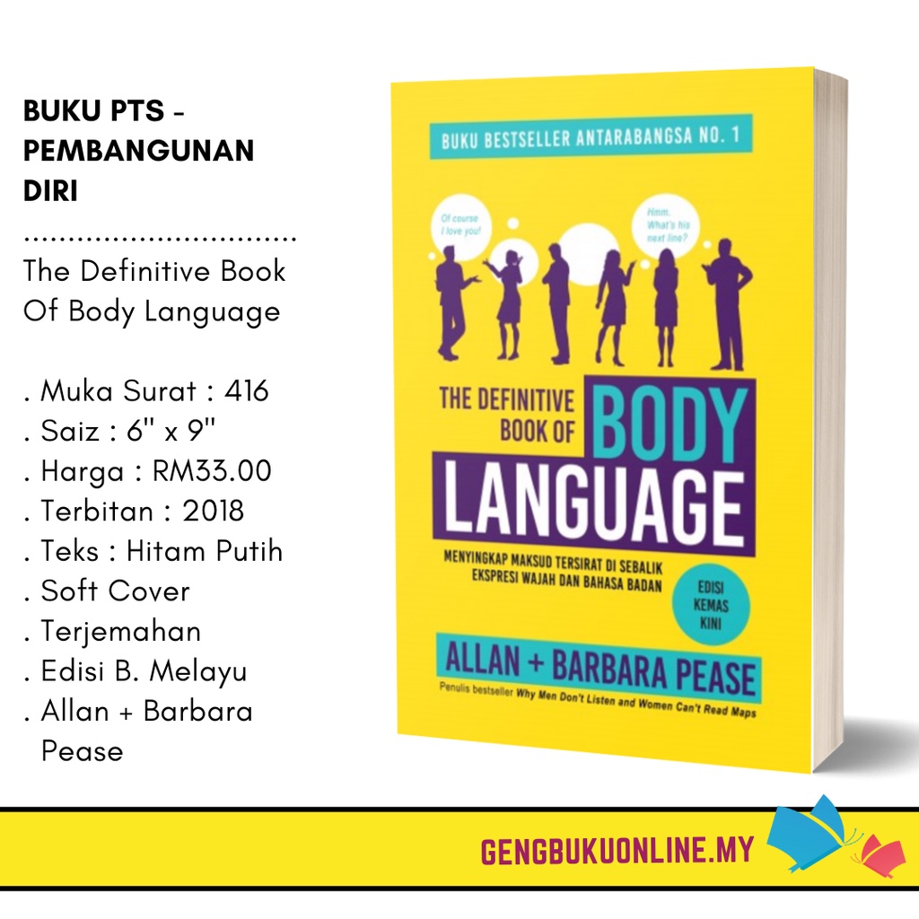 The Definitive Book Of Body Language - Edisi Bahasa Melayu | Shopee ...