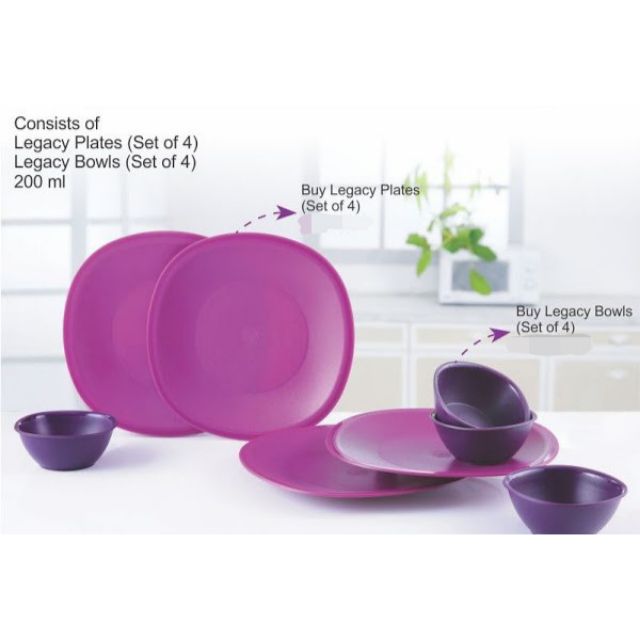 🇮🇳[LOOSE]Tupperware Legacy Serving Set