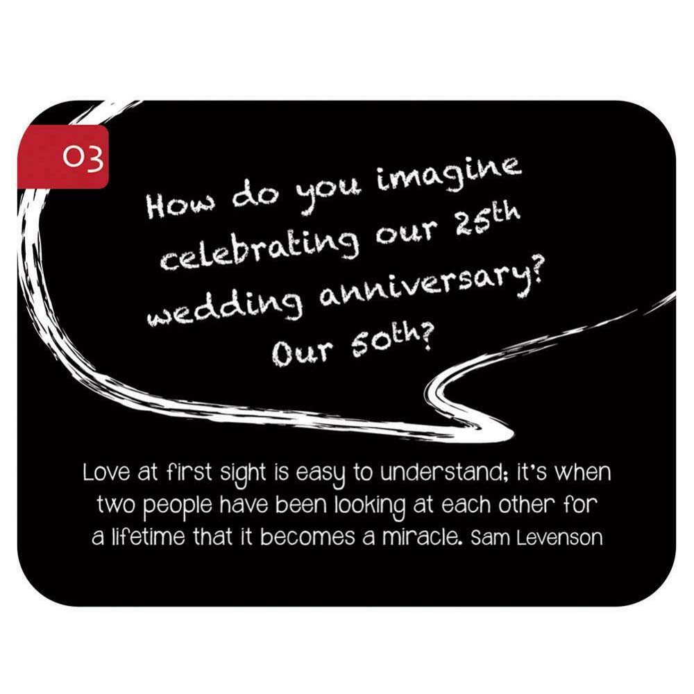 88 Great Conversation Starters For Husbands&Wives Couple Card Games