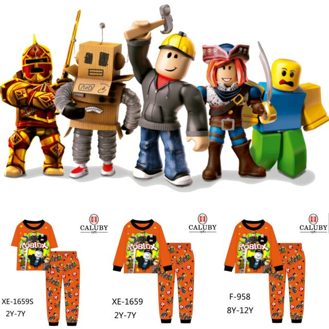 Caluby Boys Clothing Sleepwear Kids Cartoon Nightwear Roblox - gambar buat baju roblox