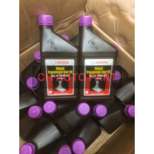 100ORIGINAL TOYOTA MANUAL GEAR OIL 1LITTLE GL4 75W90 MANUAL