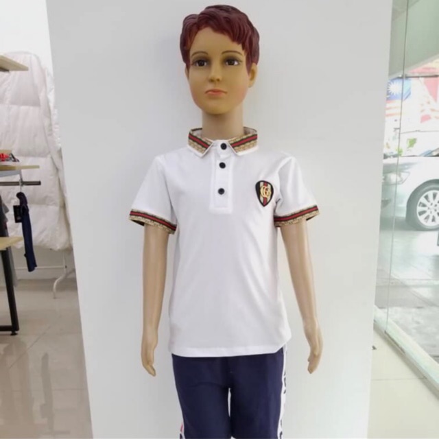 Ready Stock ?? “Gucci”Kids Polo Shirt Inspired Gucci Boys Shirt | Shopee  Malaysia