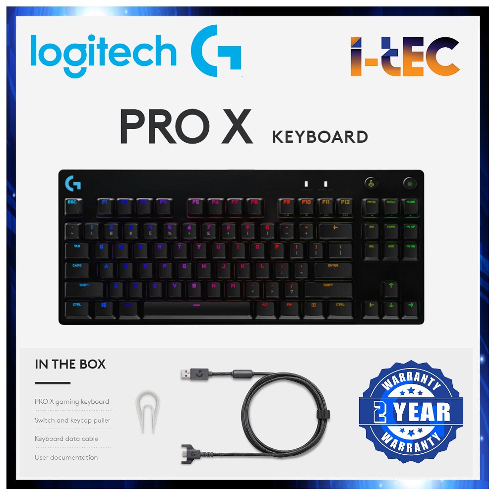 Logitech G PRO X Mechanical Gaming Keyboard Clicky | Shopee Malaysia