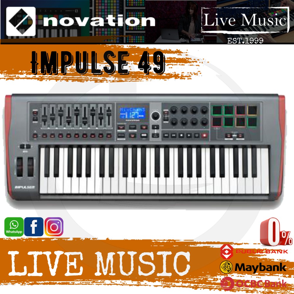Novation MIDI Controllers - Prices and Promotions - Jul 2022 | Shopee Malaysia Novation MIDI Controllers - Prices and Promotions - Jul 2022 | Shopee Malaysia