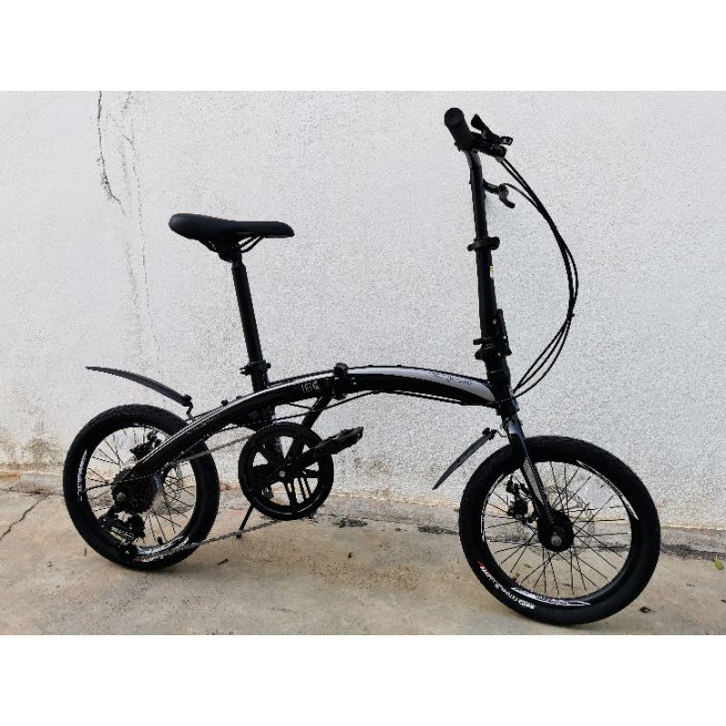 mongoose folding bike 16