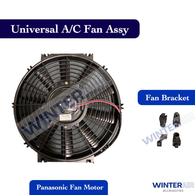 Portable Aircond Universal Air Cond Condenser Radiator Cooling Fan Assembly Kipas Tambahan Kereta 10 And 12 Wi Shopee Malaysia