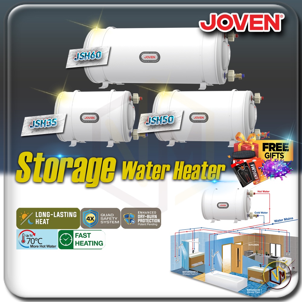 Original Joven Centralised Multi Point System Storage Water Heater Tank