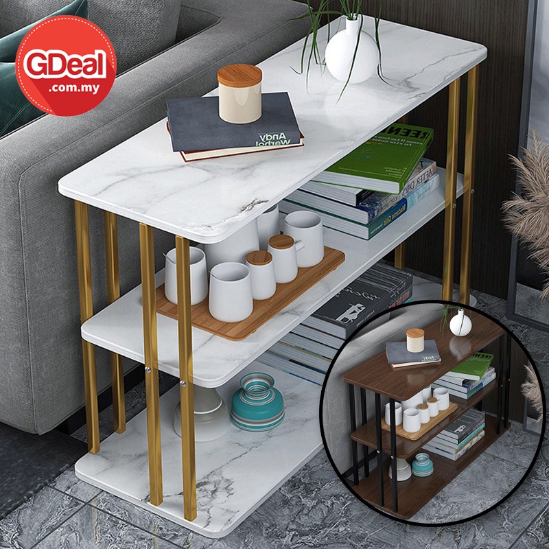 GDeal Sofa Side Table Living Room Multi Functional Organizer Table High