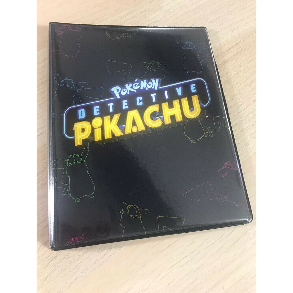 Pikachu Binder Pokemon Detective Pikachu 9-Pocket Portfolio Album 