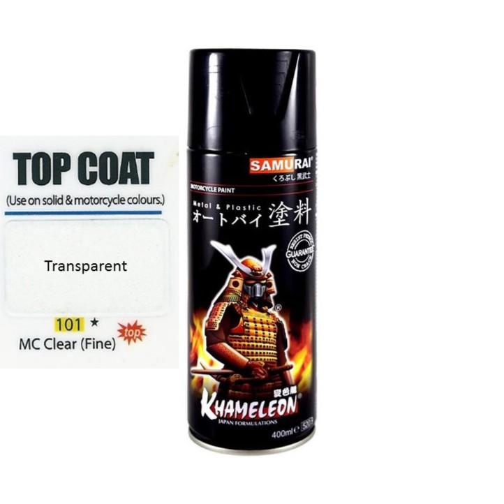 Samurai Spray Top Coat (MC Clear) Matte Finish Shopee Malaysia
