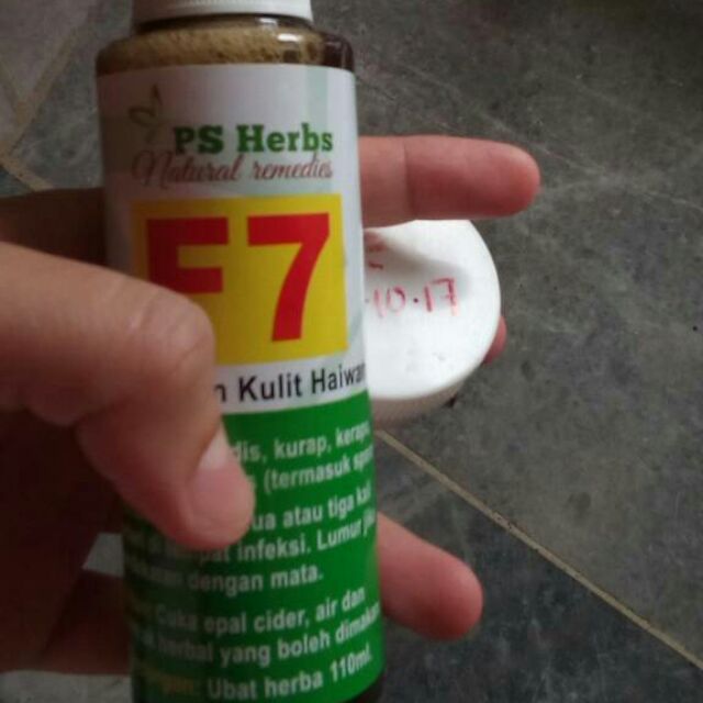 PS HERBS (HQ) Spray F7 Ubat kurap, kudis, fungus kucing anjing 