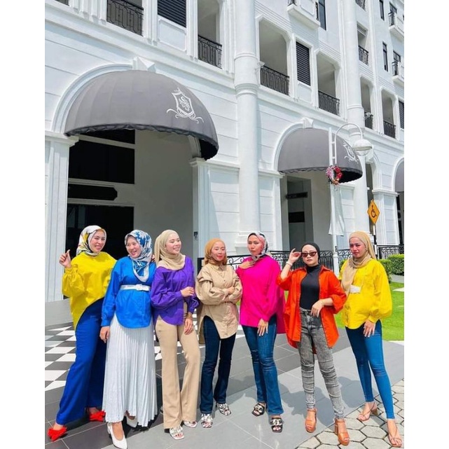 HOT DEALSKEMEJA KELLY TOPS FULL BUTTON/KEMEJA VIRAL TERKINI