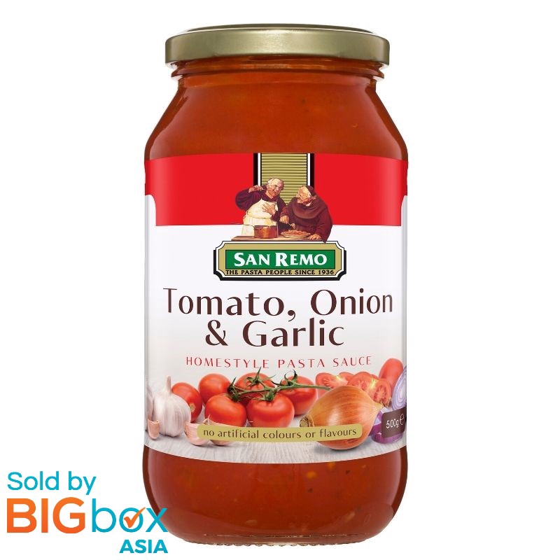 San Remo TomatoOnionGarlic HS Bolognese Pasta Sauce (500g) | Shopee Malaysia