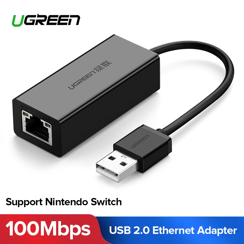 USB 2.0 to 10//100 Fast Ethernet Lan Wired Network Adapter Cable
