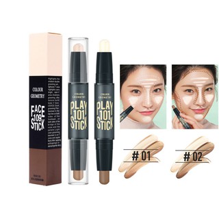Face Contour Stick Brighten Makeup Effect Concealer Waterproof Highlighter