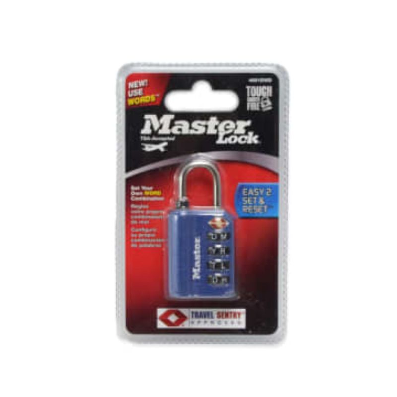 Tsa Letter Padlock Suitcase masterlock 267540