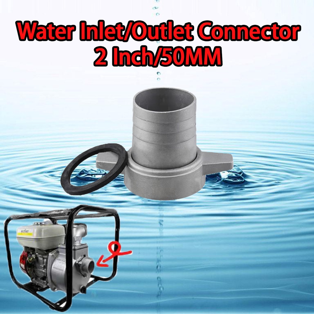 Water Pump Inlet Outlet Connector Aluminium Penyambung Mesin Air Engine Ogawa Koshi Victa OMC
