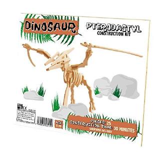 Professor Puzzle Pterodactyl Dinosaur Wooden Construction Kit Puzzle BRAND NEW 