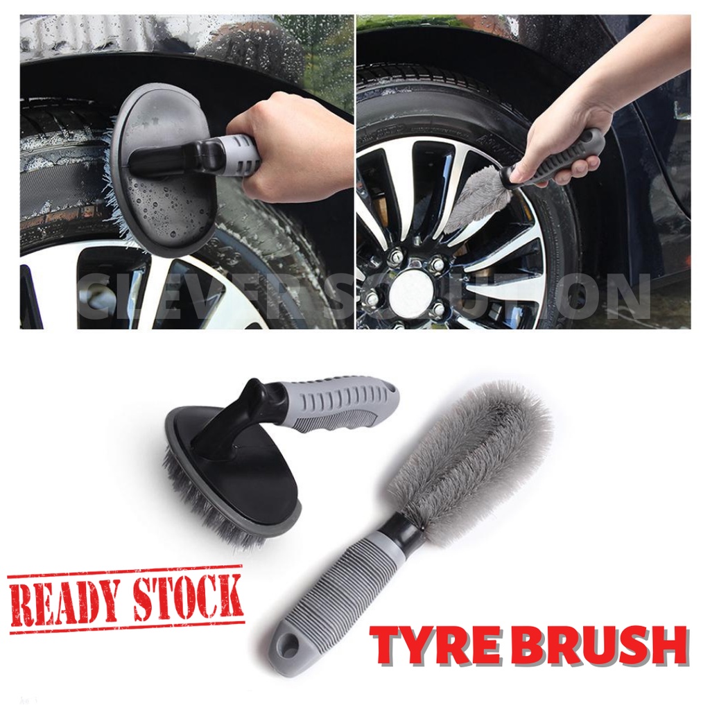 Car Tyre Cleaning Brush Wheel Brush Car Washing Tool Tayar Brush Car