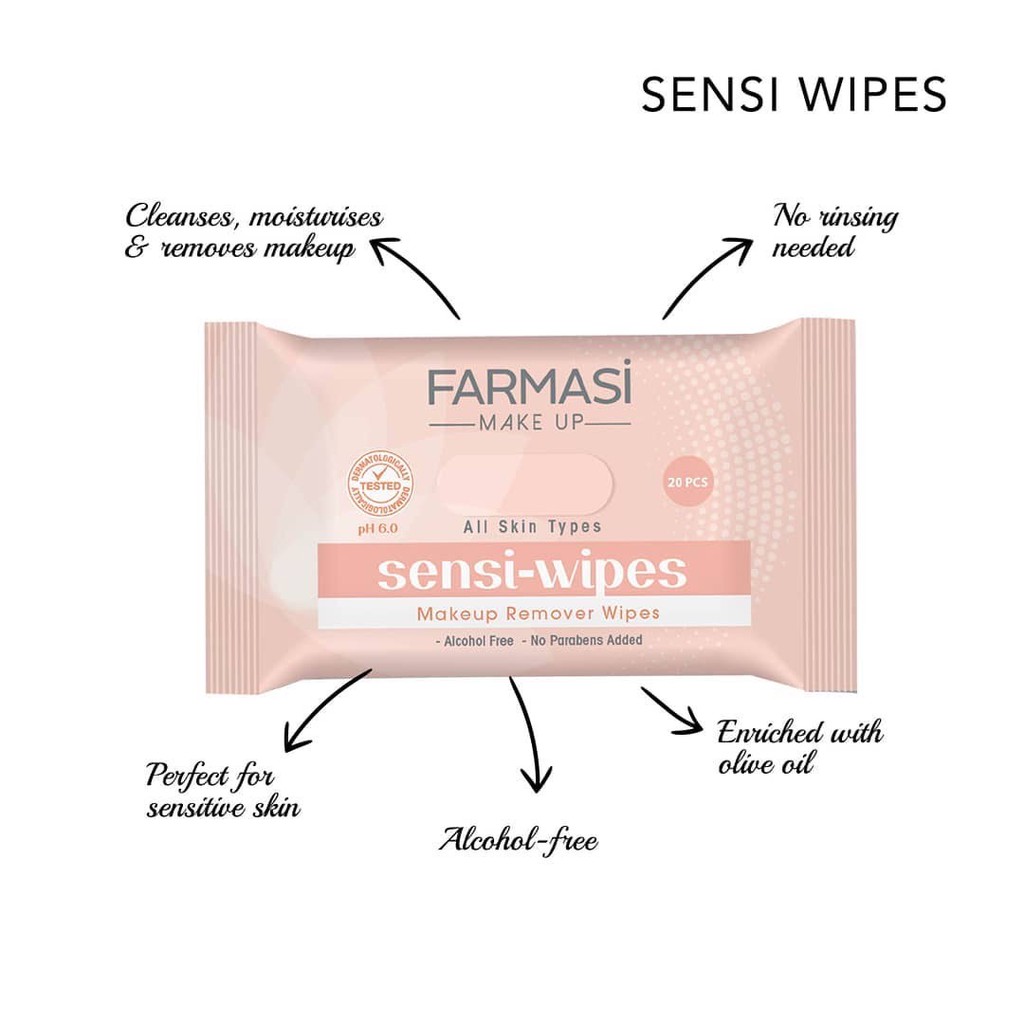 farmasi makeup remover wipes