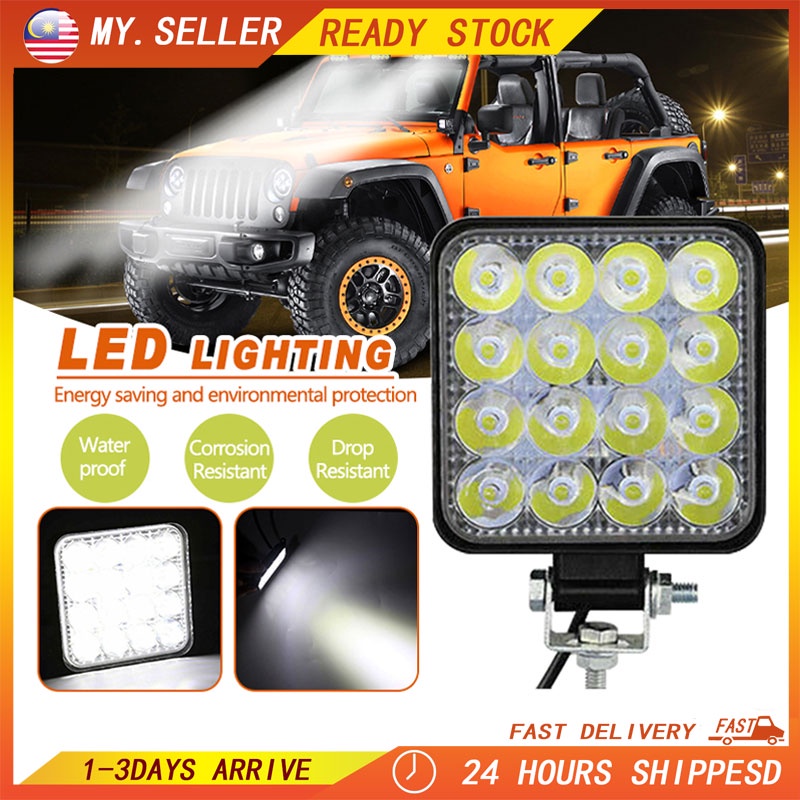 48W Car Off Road Sport Light Car Led Spotlight Car Flood Light Flood
