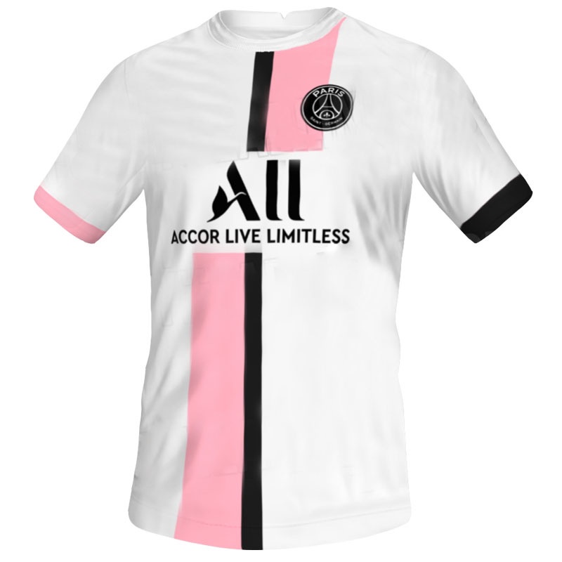 Tops 21 22 Psg Paris Saint Germain Mbappe Kean Hakimi Sergio Ramos Away White Premier League Soccer Jerseys Maillots Football Shirts 2021 2022 Marquinhos Verratti Adult Men Kit Uniform Maillot De Foot Shopee Malaysia