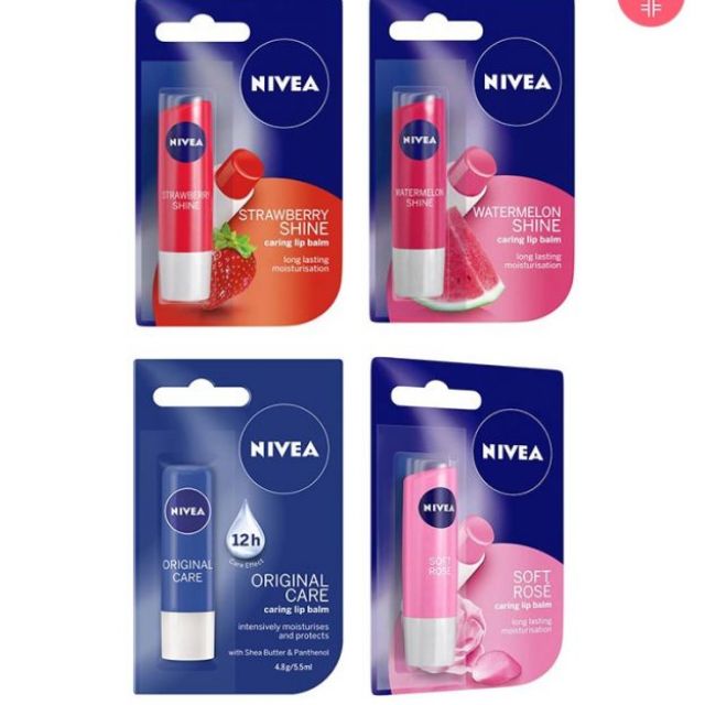 Nivea caring lip balm ?READY STOCK ON KL ? Shopee Malaysia