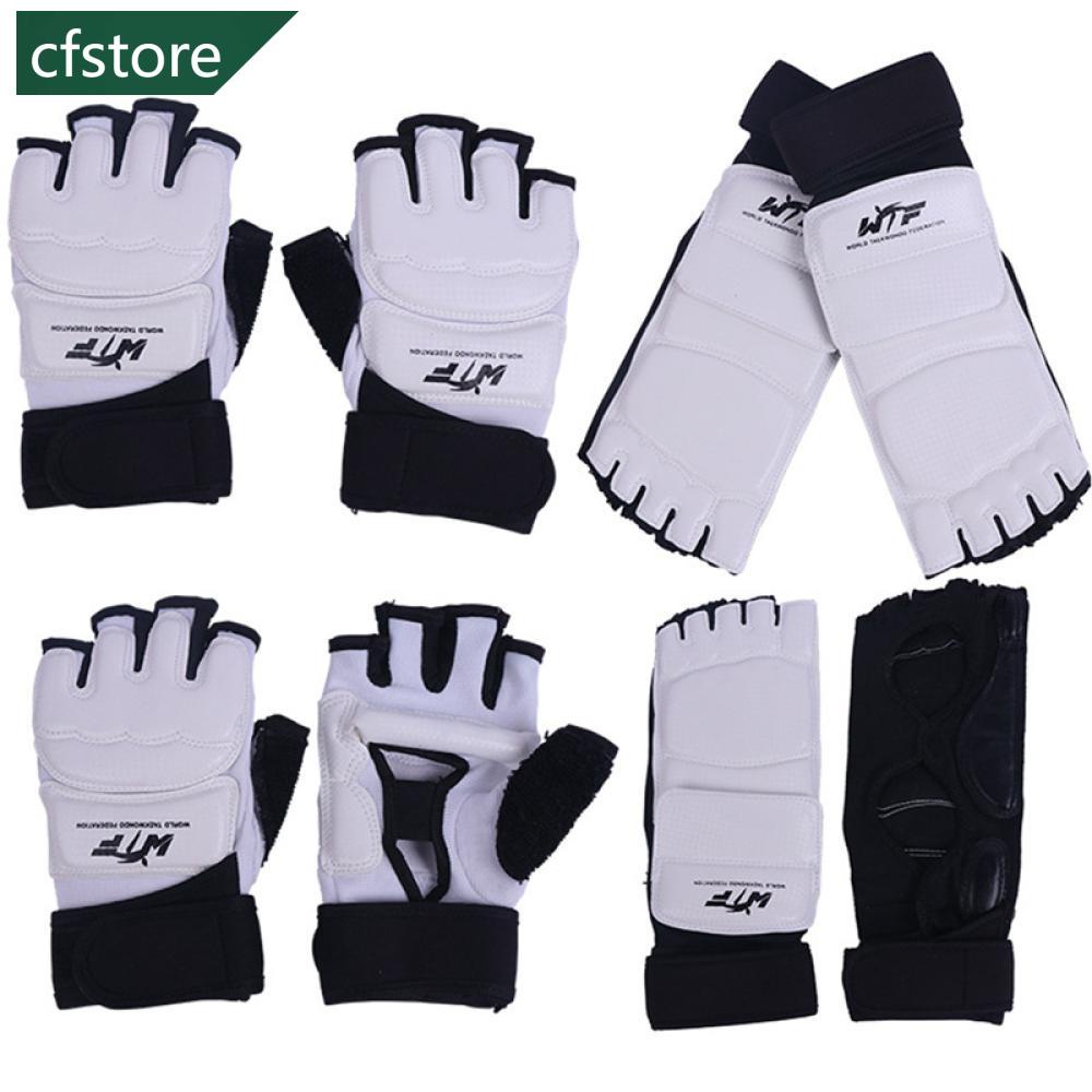 CFSTORE 1 Pair Taekwondo Protectors Training Match Hands Feet Guard Gloves Foot Hand Joint Protective Gear A1X7