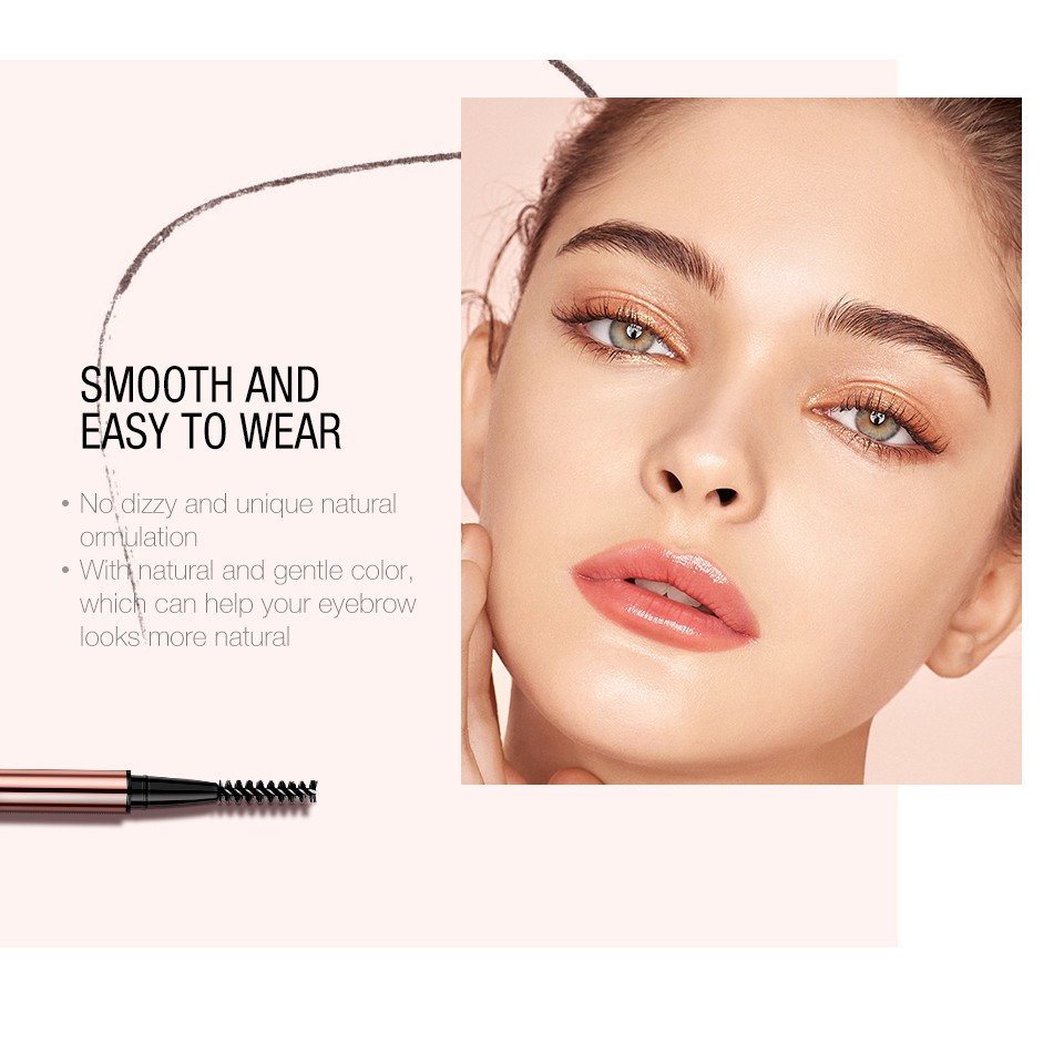 Must Have O.TWO.O Eyebrow Pencil 6 Colors Waterproof Automatic Rotation Long-lasting Double Premium Durable - Image 2