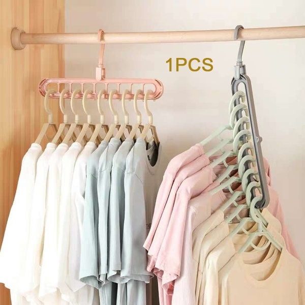 GANTUNGAN (NEW) New.. Stacking Clothes Hangers / Wardrobe Clothesline ...