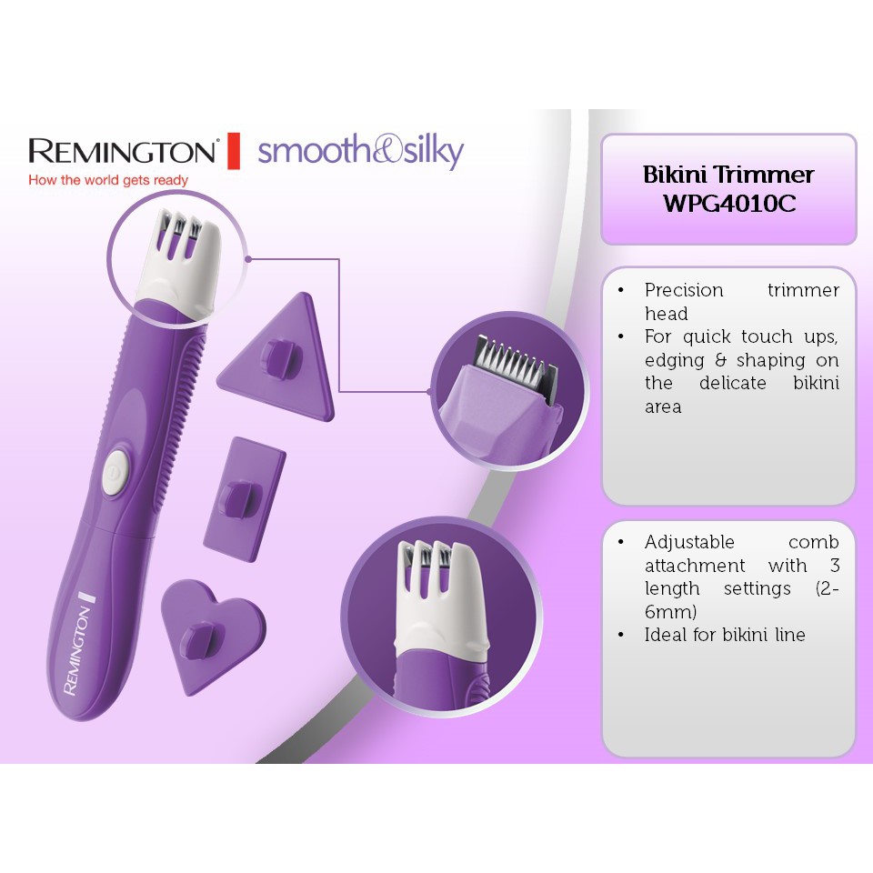 remington smooth and silky bikini trimmer
