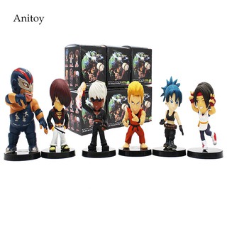 The King Of Fighters Leona Heidern Ash Crimson Kof Action Figure Toy 6pcs Set Shopee Malaysia - 14pcsset roblox action figure toy game figuras roblox boys cartoon collection ornaments toys