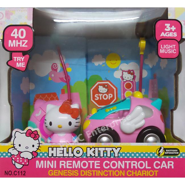 hello kitty remote control car