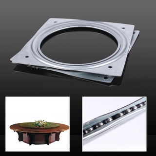6 Inch Square Metal Rotating Swivel Plate TV Desk Lazy Susan Turntable Bearing