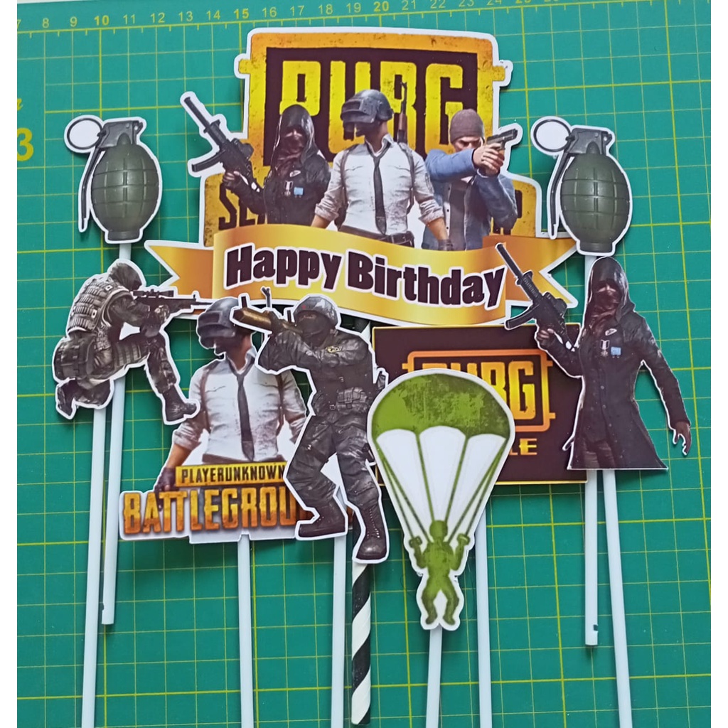 PUBG (A)TOPPER CAKE READY STOCK | Shopee Malaysia