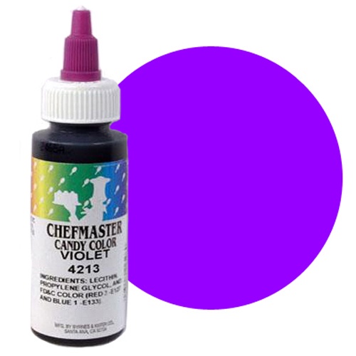 CHEFMASTER, Liquid Colouring, Candy Color (Oil Base), Violet