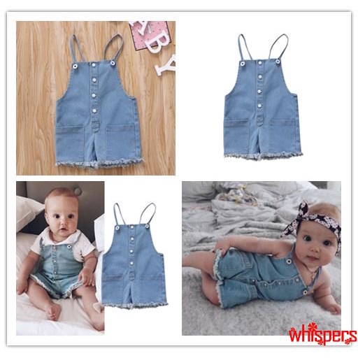 denim jumpsuit for baby girl